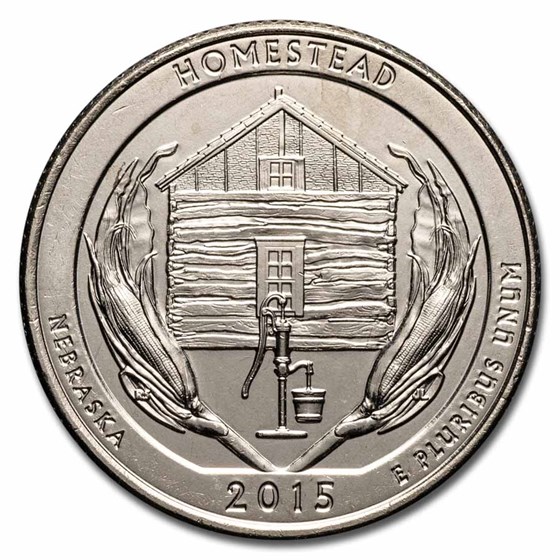 2015-D ATB Quarter Homestead National Monument BU 2015-D ATB Quarter Homestead National Monument BU