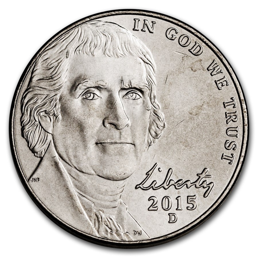 2015-D Jefferson Nickel BU