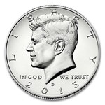 2015-D Kennedy Half Dollar 20-Coin Roll BU (Mint Wrapped)