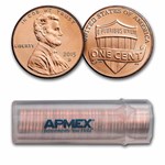 2015-D Lincoln Cent 50-Coin Roll BU