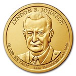 2015-D Lyndon Johnson Presidential Dollar BU