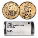 2015-D Native Amer $1 - Mohawk Ironworkers (25 Coin Roll) BU