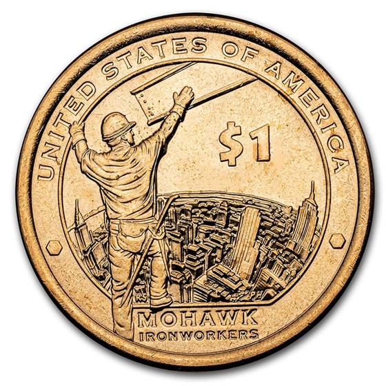 2015-D Native Amer $1 - Mohawk Ironworkers BU 2015-D Native Amer $1 - Mohawk Ironworkers BU