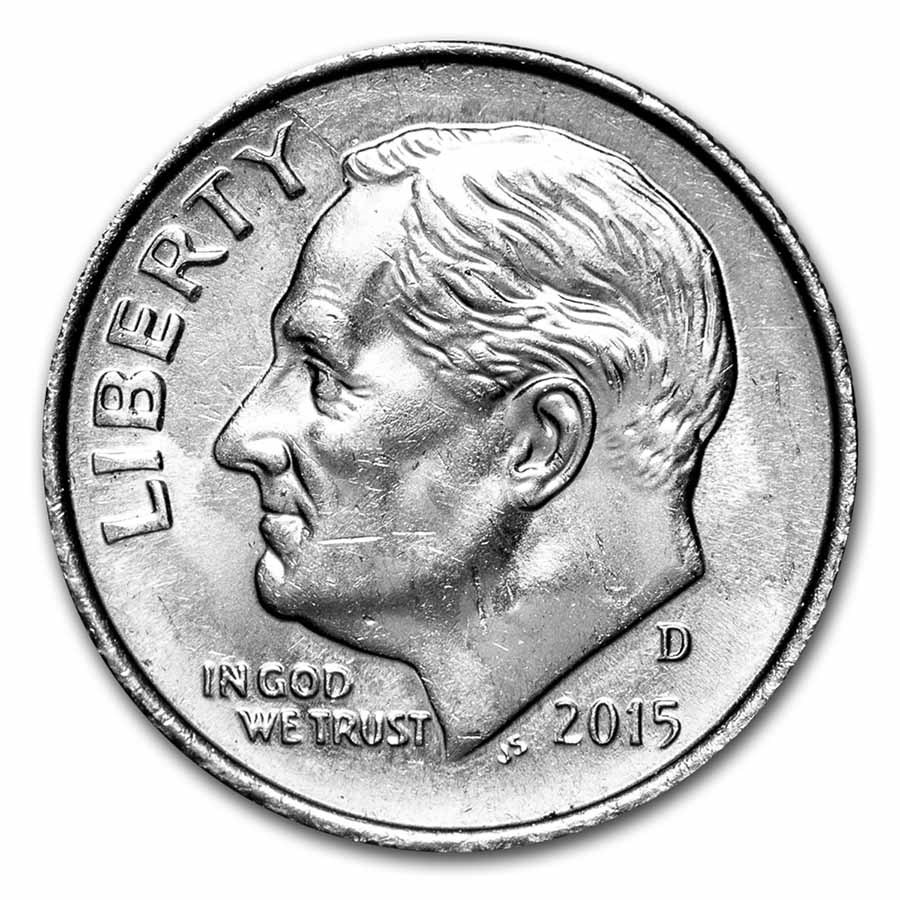 2015-D Roosevelt Dime BU