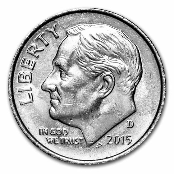 2015-D Roosevelt Dime BU 2015-D Roosevelt Dime BU
