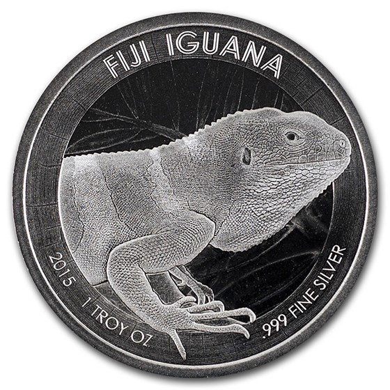 2015 Fiji 1 oz Silver Iguana BU (Coin and Capsule Only) 2015 Fiji 1 oz Silver Iguana BU (Coin and Capsule Only)