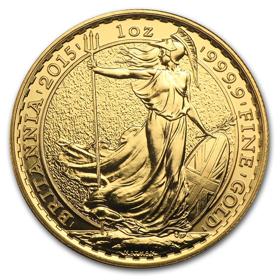 2015 Great Britain 1 oz Gold Britannia BU 2015 Great Britain 1 oz Gold Britannia BU