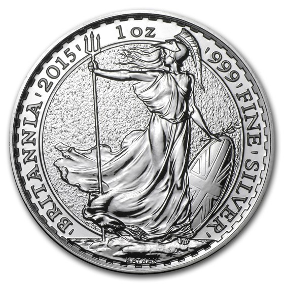2015 Great Britain 1 oz Silver Britannia BU 2015 Great Britain 1 oz Silver Britannia BU