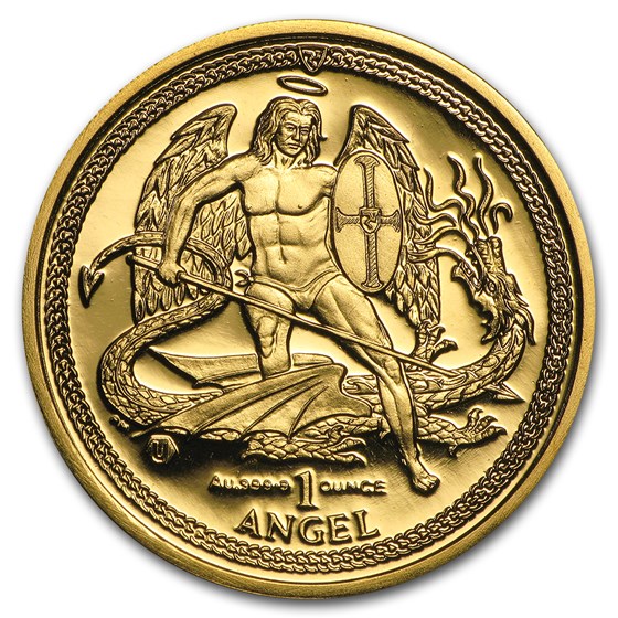2015 Isle of Man 1 oz Gold Angel BU 2015 Isle of Man 1 oz Gold Angel BU