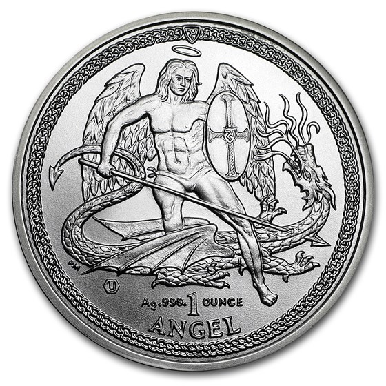 2015 Isle of Man 1 oz Silver Angel BU 2015 Isle of Man 1 oz Silver Angel BU