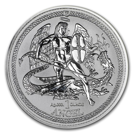 2015 Isle of Man 1 oz Silver Angel Incuse Proof 2015 Isle of Man 1 oz Silver Angel Incuse Proof