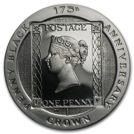 Buy 2015 Isle of Man Silver 1 Crown 175th Anniversary Penny Black | APMEX