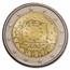 2015 Lithuania 2 Euro EU Flag BU