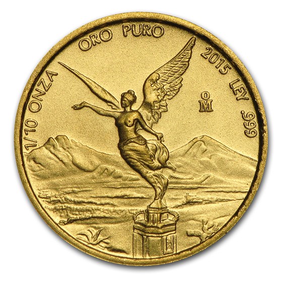 2015 Mexico 1/10 oz Gold Libertad BU