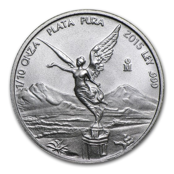 2015 Mexico 1/10 oz Silver Libertad BU