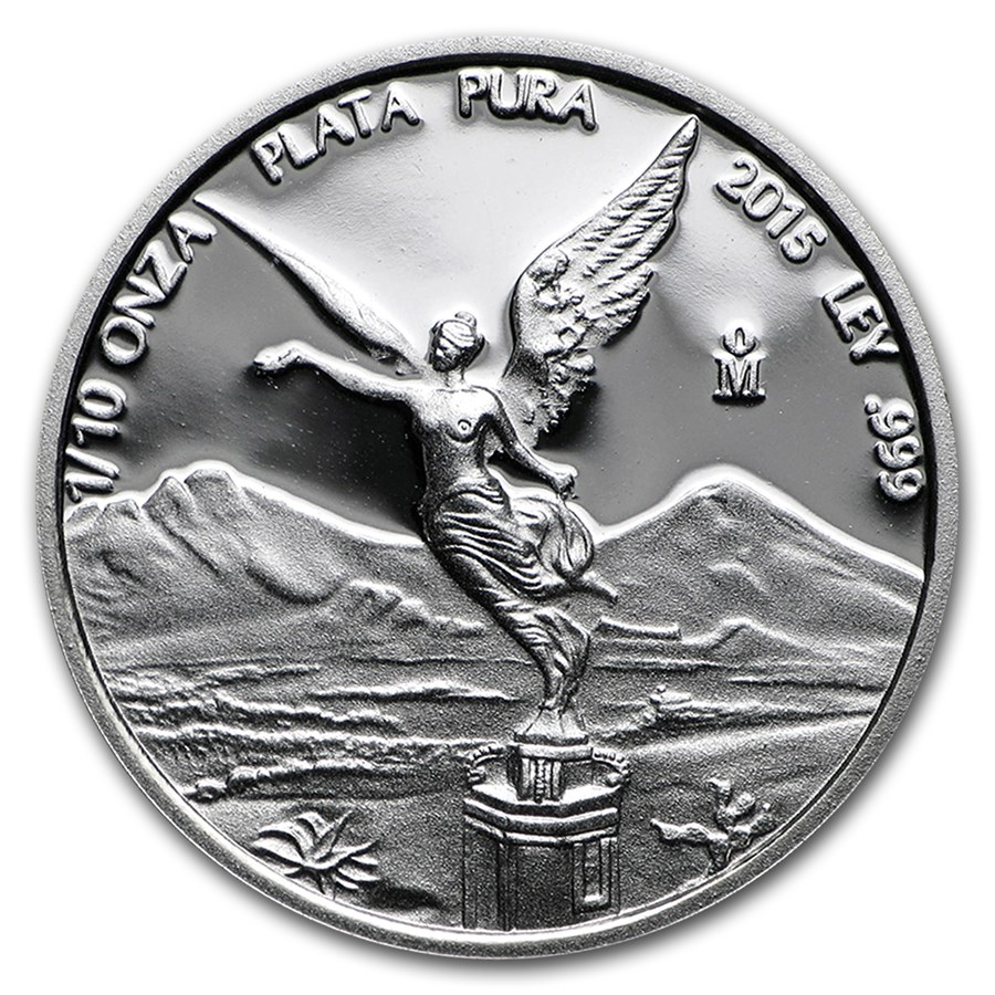 2015 Mexico 1/10 oz Silver Libertad Proof (In Capsule)