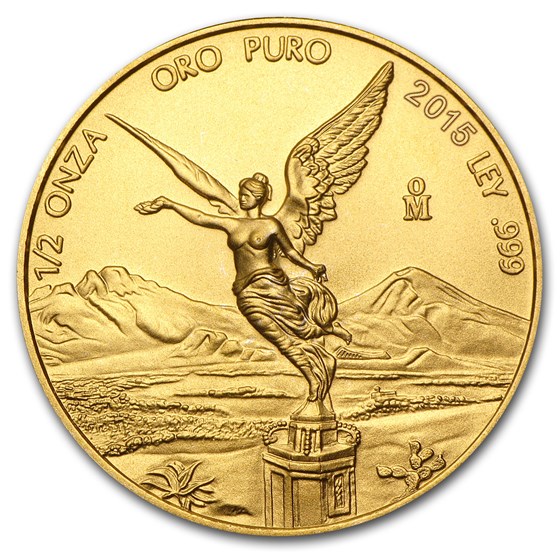 2015 Mexico 1/2 oz Gold Libertad BU 2015 Mexico 1/2 oz Gold Libertad BU