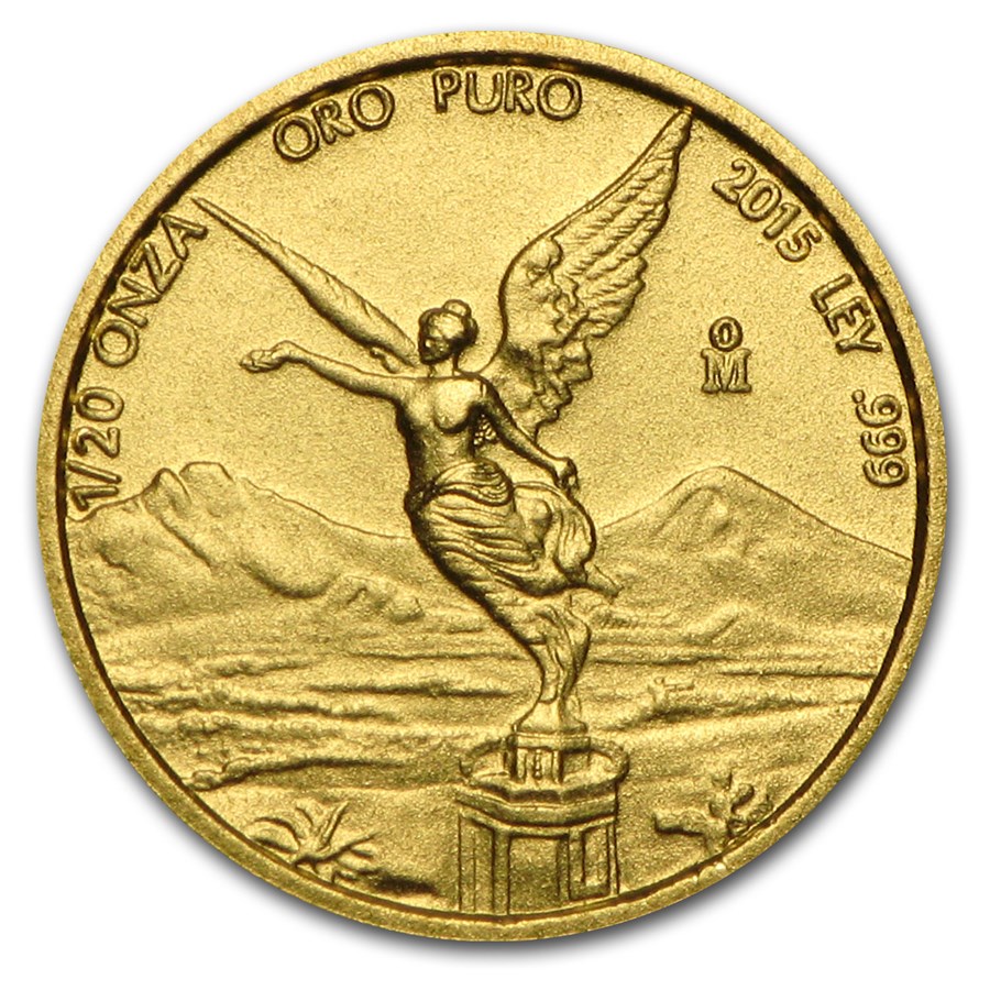 2015 Mexico 1/20 oz Gold Libertad BU