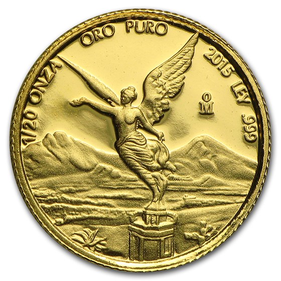 2015 Mexico 1/20 oz Proof Gold Libertad