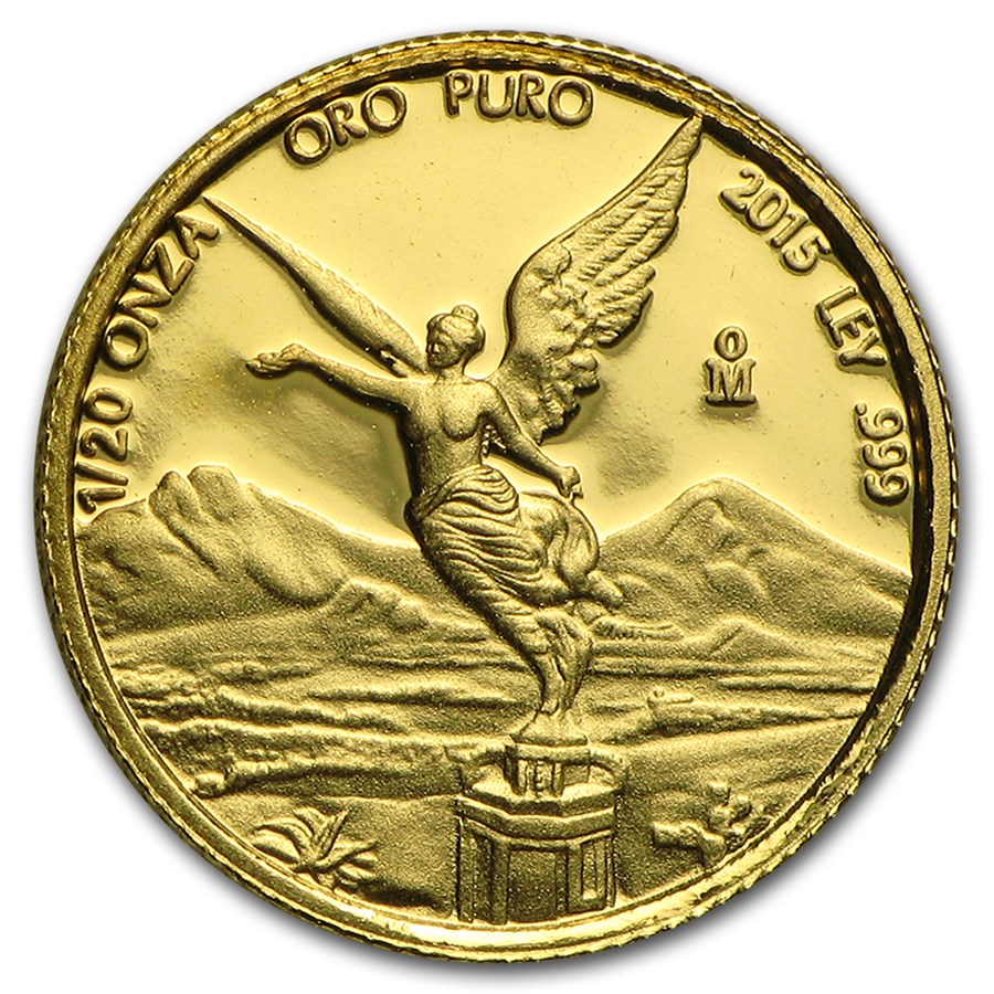2015 Mexico 1/20 oz Proof Gold Libertad