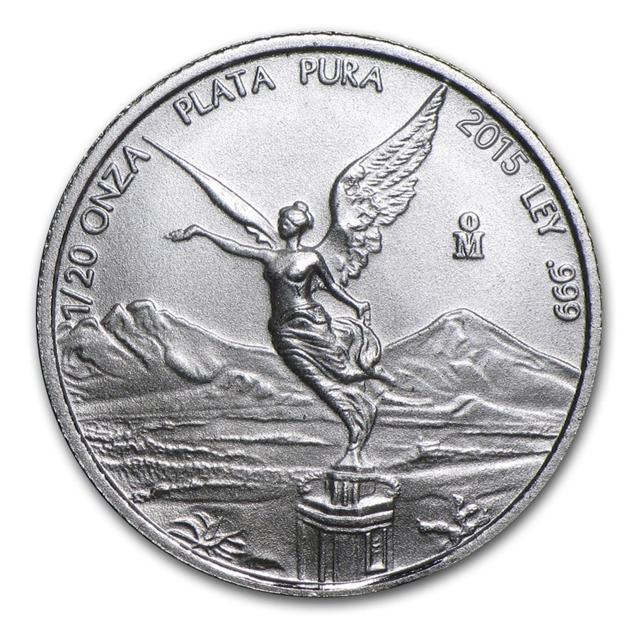 2015 Mexico 1/20 oz Silver Libertad BU