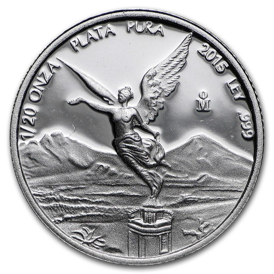 2015 Mexico 1/20 oz Silver Libertad Proof (In Capsule)