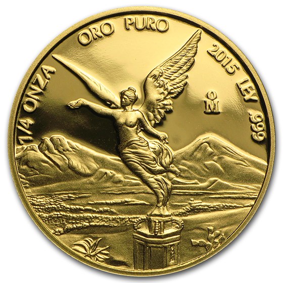2015 Mexico 1/4 oz Proof Gold Libertad 2015 Mexico 1/4 oz Proof Gold Libertad