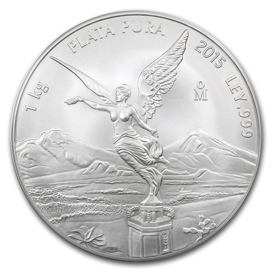 2015 Mexico 1 kilo Silver Libertad BU (In Capsule)