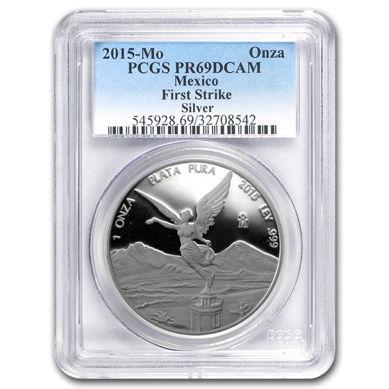2015 Mexico 1 oz Proof Silver Libertad PR-69 PCGS (FS) 2015 Mexico 1 oz Proof Silver Libertad PR-69 PCGS (FS)