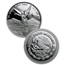 2015 Mexico 5-Coin Silver Libertad Proof Set (1.9 oz, Wood Box)