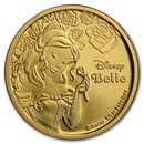2015 Niue 1/4 oz Proof Gold $25 Disney Princess Belle