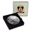 2015 Niue 1 kilo Silver $100 Disney Steamboat Willie (Box & COA)