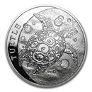 2015 Niue 1 oz Silver $2 Hawksbill Turtle BU