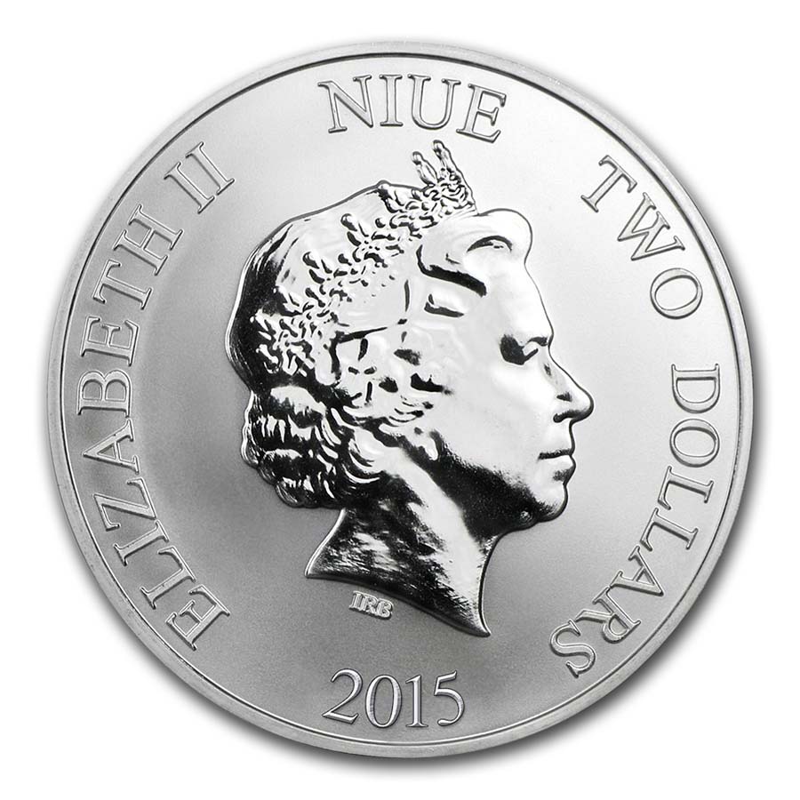 Buy 2015 Niue 1 oz Silver $2 Hawksbill Turtle BU | APMEX