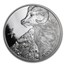 2015 Niue 1 oz Silver $2 Lunar Goat Proof (Engraved, w/Box & COA)