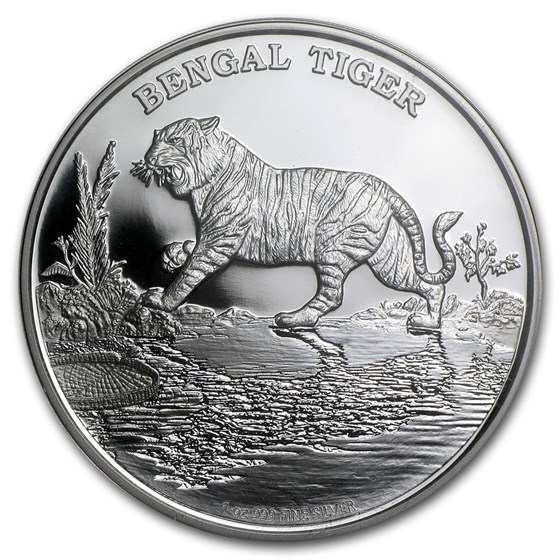 2015 Niue 1 oz Silver Bengal Tiger Proof 2015 Niue 1 oz Silver Bengal Tiger Proof