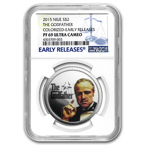 Buy 2015 Niue 2-Coin $2 Silver The Godfather Set PF-69 NGC | APMEX