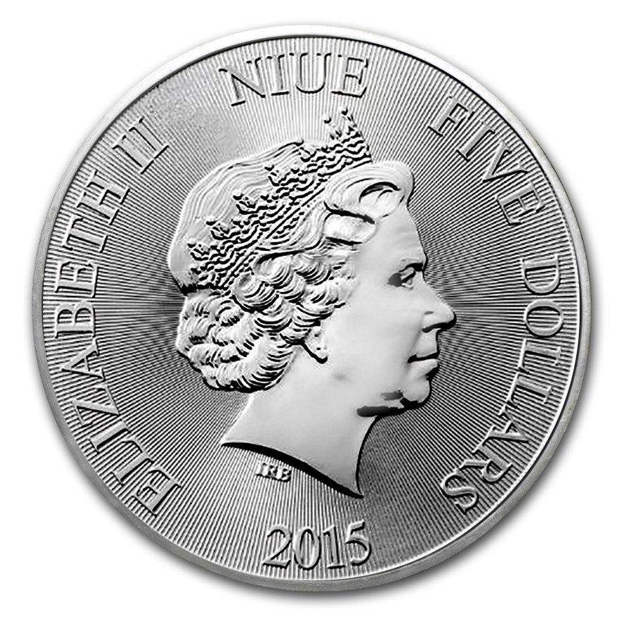 Buy 2015 Niue 2 oz Silver $5 Hawksbill Turtle | APMEX