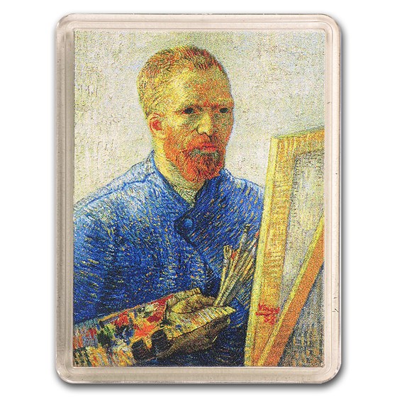 2015 Niue 40 g Silver $10 125th Anniv of Vincent van Gogh's Death