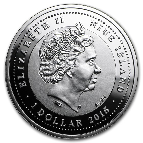 Buy 2015 Niue Silver Endangered Species Amur Leopard Proof | APMEX