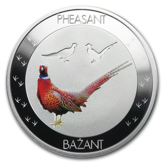2015 Niue Silver Symbols of Nature Pheasant Proof 2015 Niue Silver Symbols of Nature Pheasant Proof