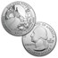 2015-P 5-Coin 5 oz Silver Burnished ATB Set (w/Box & COA)