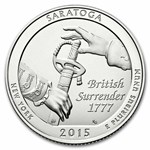 2015-P ATB Quarter Saratoga National Park 40-Coin Roll BU