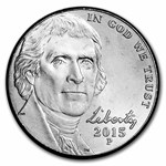2015-P Jefferson Nickel 40-Coin Roll BU