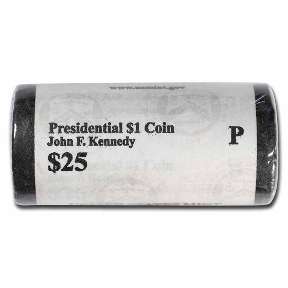 2015-P John F. Kennedy 25-Coin Presidential Dollar Roll 2015-P John F. Kennedy 25-Coin Presidential Dollar Roll