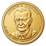 2015-P Lyndon Johnson Presidential Dollar BU