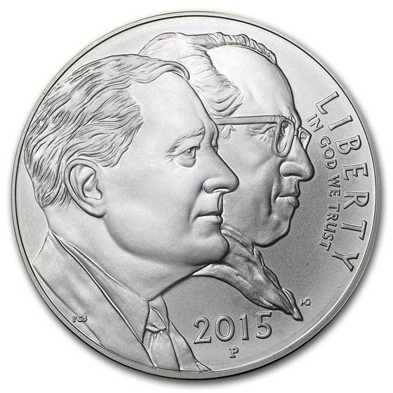 2015-P U.S. March of Dimes $1 Silver Commem BU (w/Box & COA) 2015-P U.S. March of Dimes $1 Silver Commem BU (w/Box & COA)