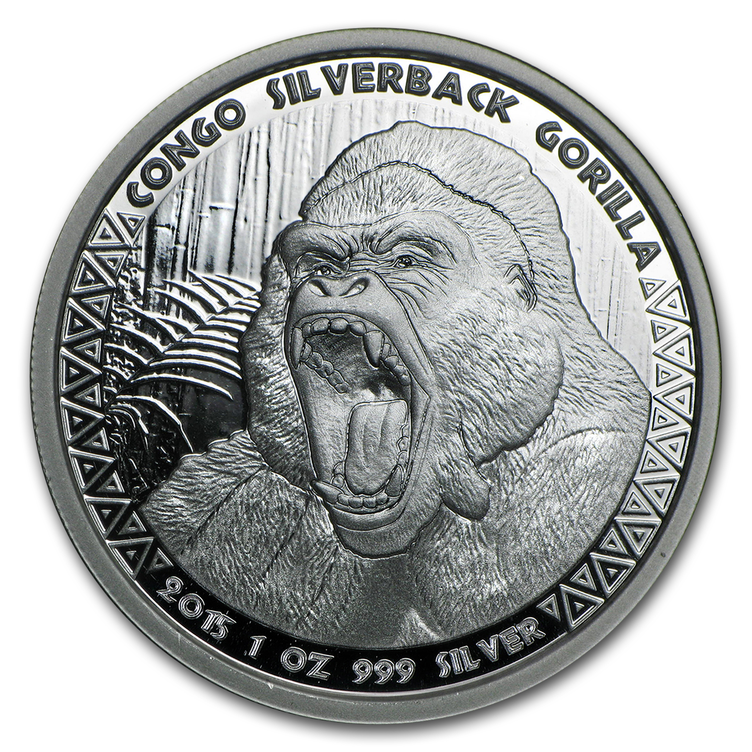 Buy 2015 CD 1 oz Silver Silverback Gorilla Prooflike | APMEX Buy 2015 CD 1 oz Silver Silverback Gorilla Prooflike | APMEX