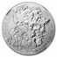 2015 Rwanda 1 oz Silver African Buffalo MS-70 NGC
