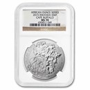 2015 Rwanda 1 oz Silver African Buffalo MS-70 NGC